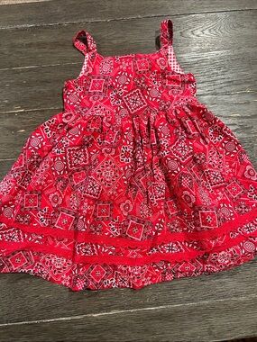 Blueberi boulevard red dress 24 month